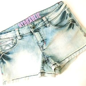Hydraulic Gramercy Blue Jean Shorts Jewels Sz 9/10